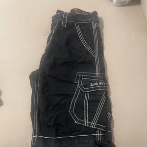 Black rock revival shorts